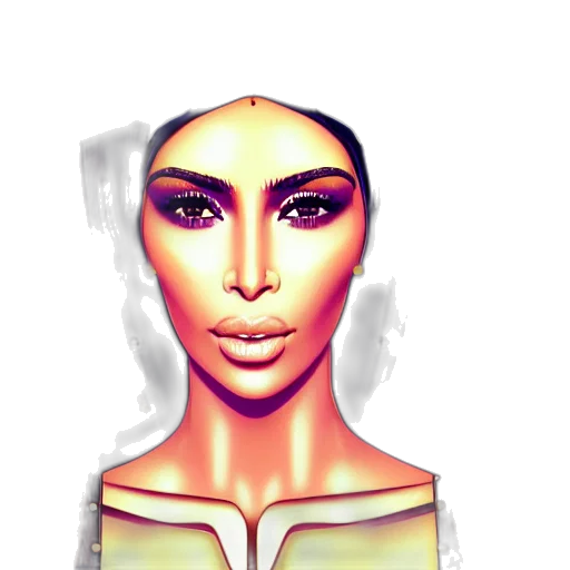 face, mask, jewelry, crown, 3d render, photorealistic, pixel art, cartoon transparent PNG cut-out