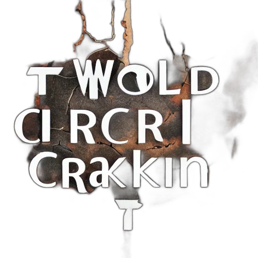 crown, concept art, world, cracked transparent PNG cut-out