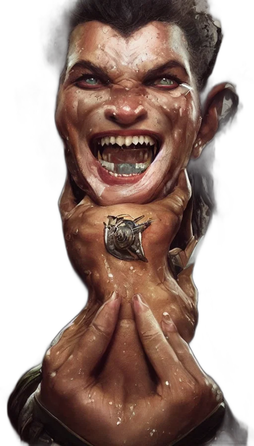 face, creature, jewelry, mask transparent PNG cut-out