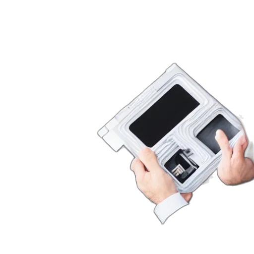 robot, 3d render, concept art, monochrome transparent PNG cut-out