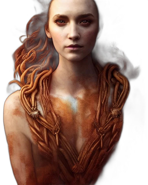 dress, face, hair, dragon transparent PNG cut-out