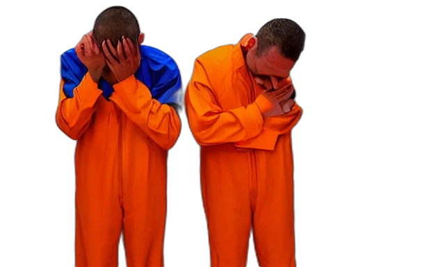 jacket, guantanamo, bay, prison, prisoners, orange, jump, suit transparent PNG cut-out