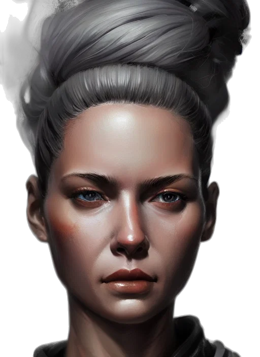 face, crown, hair, mask transparent PNG cut-out