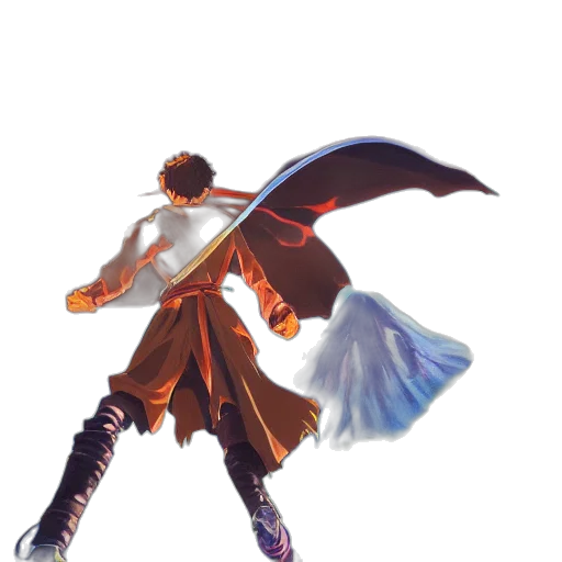 sword, jacket, staff, weapon transparent PNG cut-out