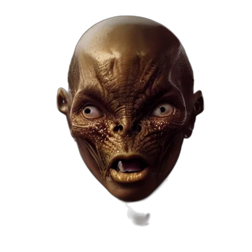 mask, face, creature, staff transparent PNG cut-out