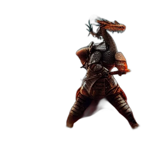 dragon, sword, weapon, animal transparent PNG cut-out