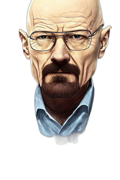face, staff, photorealistic, comic book art transparent PNG cut-out