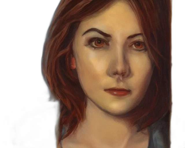 face, photorealistic, oil painting, fantasy art transparent PNG cut-out