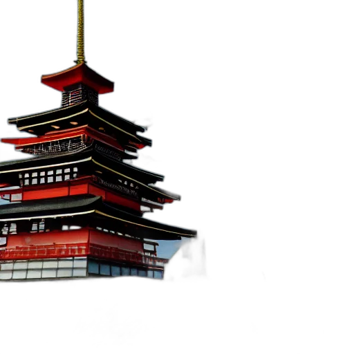 building, crown, 3d render, concept art transparent PNG cut-out