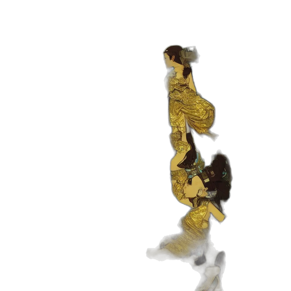staff, animal, robot, dragon, 3d render, concept art, photorealistic, watercolor transparent PNG cut-out