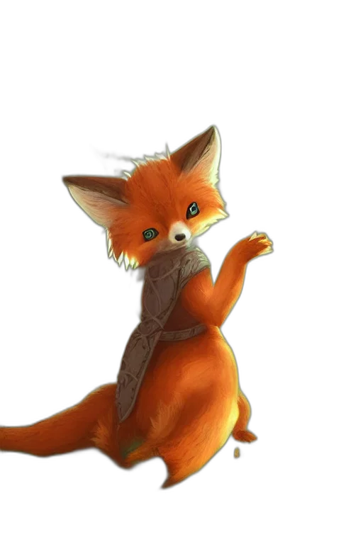 staff, animal, concept art, 3d render transparent PNG cut-out