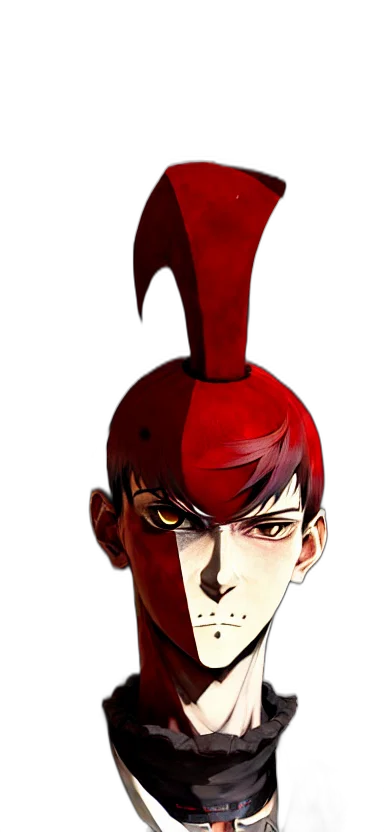 mask, crown, hat, staff transparent PNG cut-out