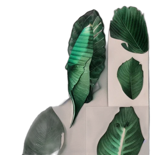 mask, jacket, crown, face, 3d render, concept art, photorealistic, green transparent PNG cut-out