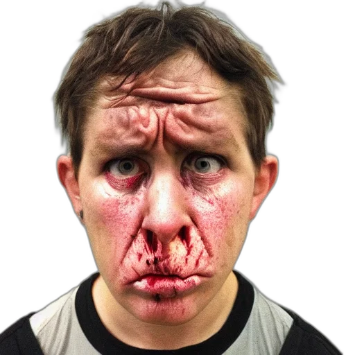 face, mask, creature, staff, photorealistic, 3d render, concept art, hardcore transparent PNG cut-out