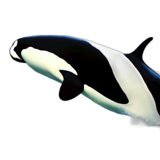 animal, creature, weapon, 3d render, concept art, confused, orca transparent PNG cut-out