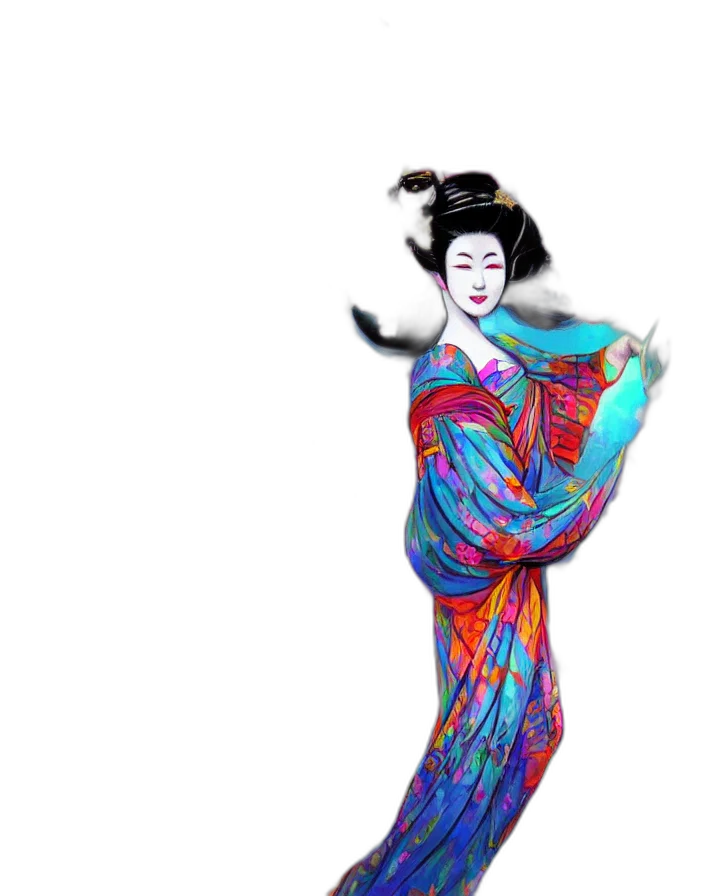 dress, vaporwave, photorealistic, concept art transparent PNG cut-out