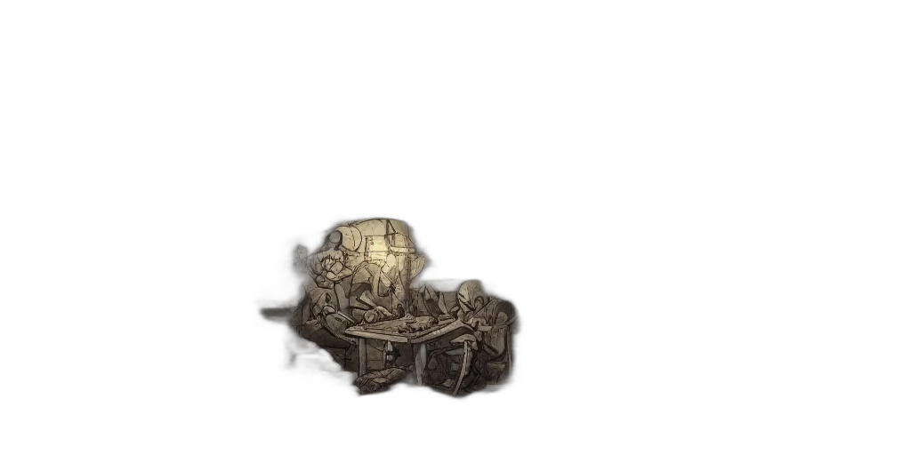 furniture, crown, weapon, robot transparent PNG cut-out