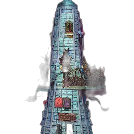 building, dress, weapon, robot transparent PNG cut-out