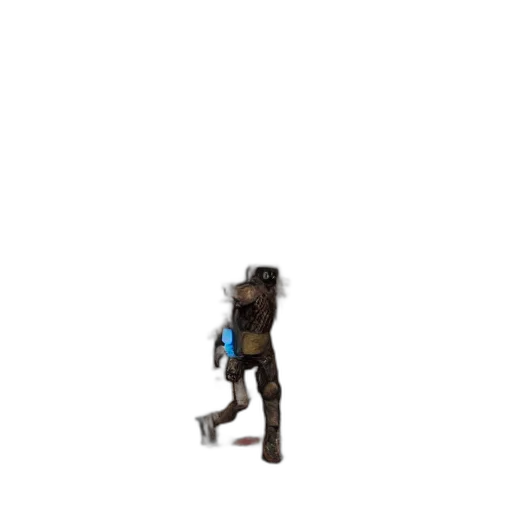 robot, weapon, staff, creature transparent PNG cut-out