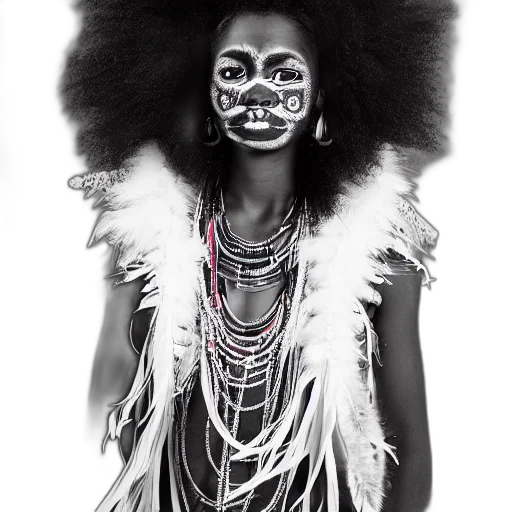 mask, jewelry, hair, face transparent PNG cut-out