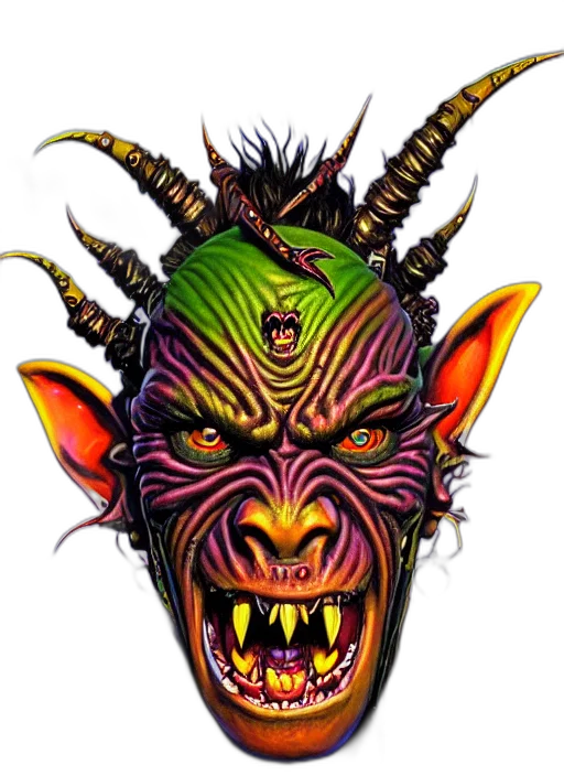mask, face, creature, staff, concept art, photorealistic, fantasy art, comic book art transparent PNG cut-out