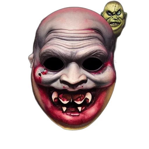 mask, face, creature, concept art transparent PNG cut-out