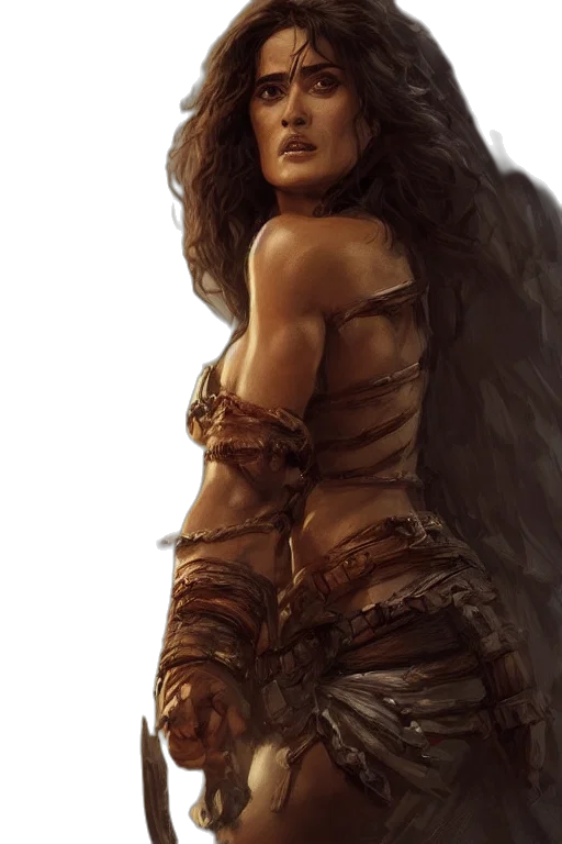 dress, fantasy art, concept art, comic book art, photorealistic, fire, earth tones, golden transparent PNG cut-out