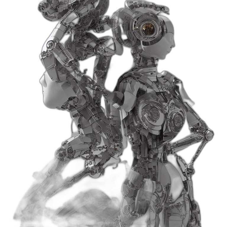 robot, creature, weapon, concept art transparent PNG cut-out
