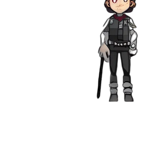 staff, weapon, robot, jacket transparent PNG cut-out