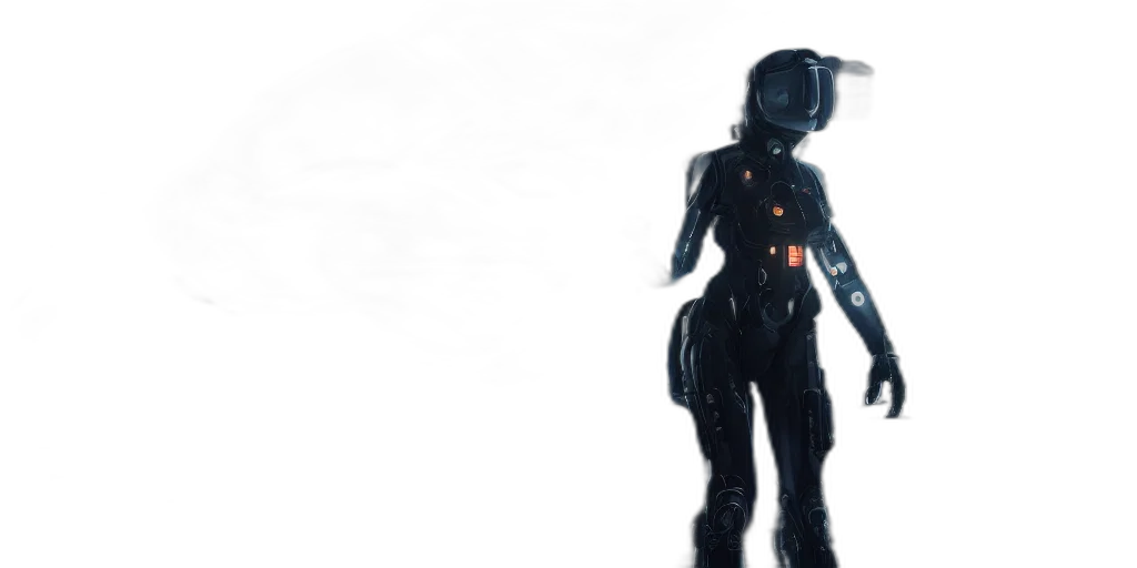 robot, dress, creature, concept art transparent PNG cut-out