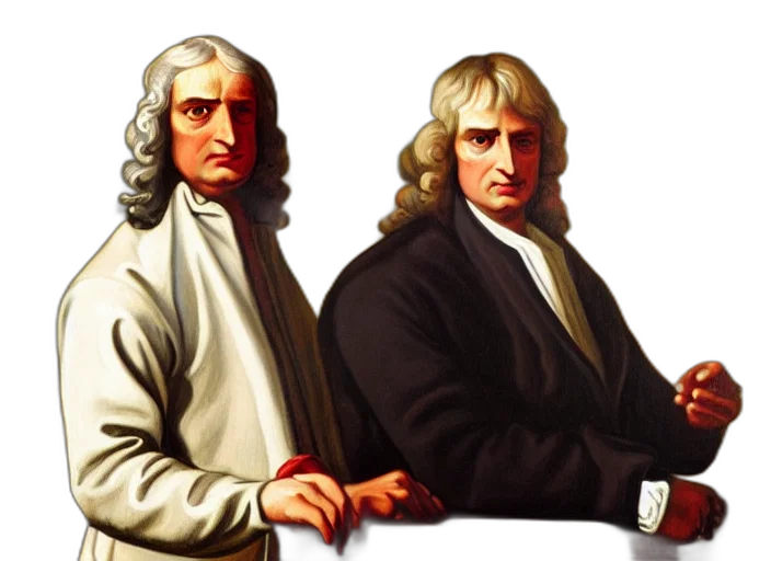 classical, portrait, sir, isaac, newton, rapper, tupac, shakur transparent PNG cut-out