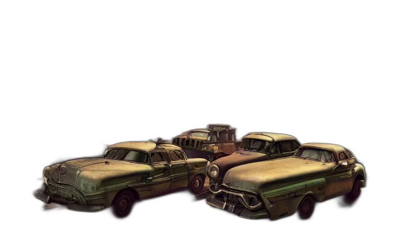 car, weapon, concept art, 3d render transparent PNG cut-out