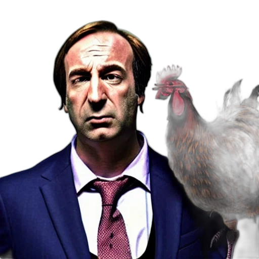 animal, photorealistic, saul, goodman, rooster, medieval, torture, chamber transparent PNG cut-out