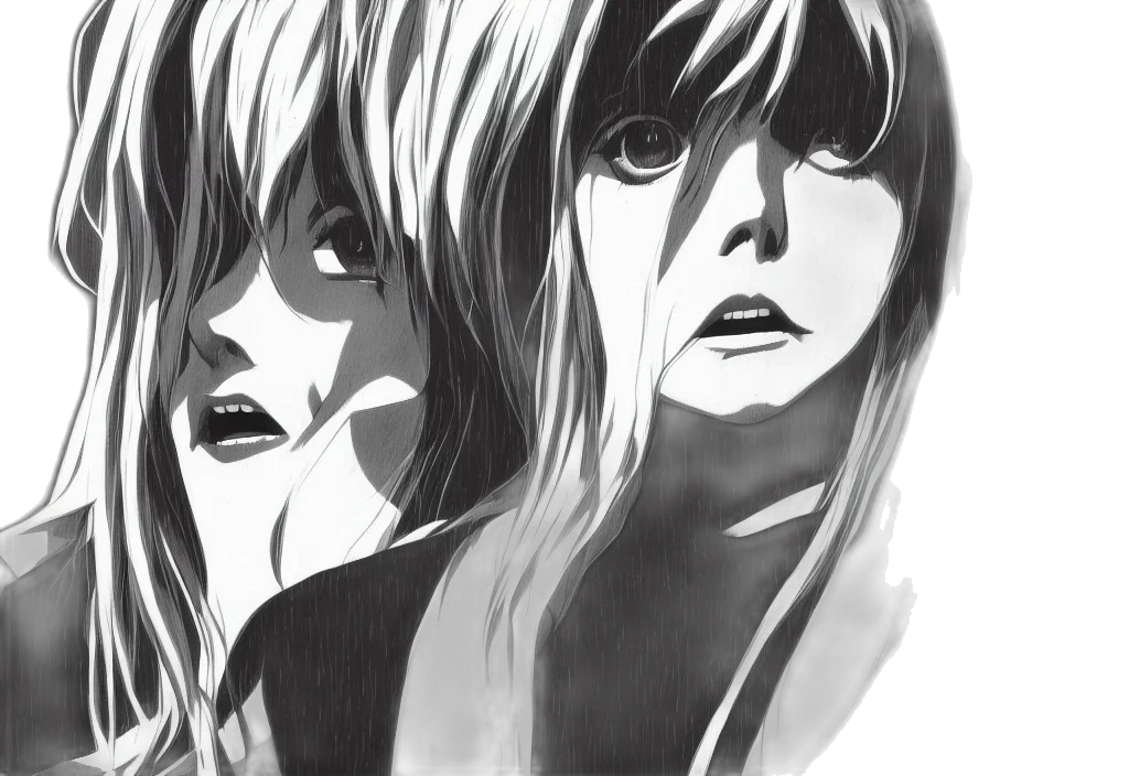 face, mask, comic book art, concept art transparent PNG cut-out