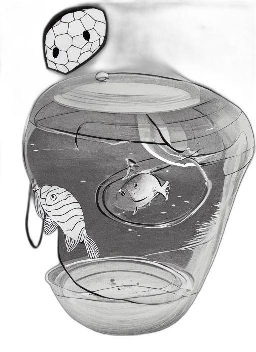 bottle, crown, mask, robot transparent PNG cut-out