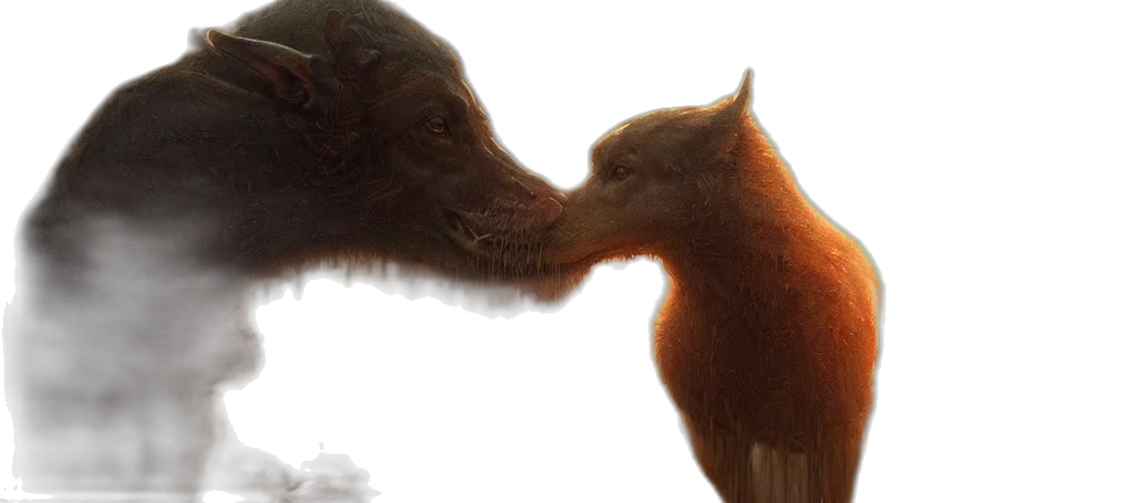 animal, concept art, photorealistic, fantasy art transparent PNG cut-out