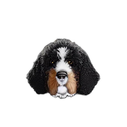 animal, face, staff, hat, photorealistic, 3d render, closeup, illustration transparent PNG cut-out