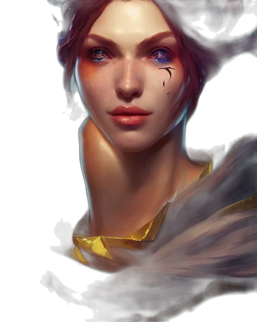 face, crown, dragon, mask, fantasy art, concept art, photorealistic, oil painting transparent PNG cut-out