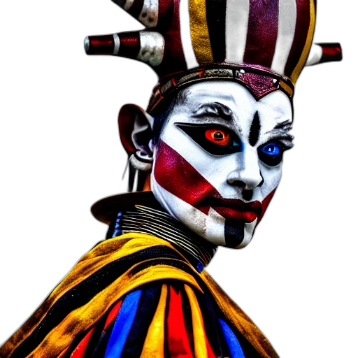mask, face, crown, robot, fantasy art, concept art, comic book art, photorealistic transparent PNG cut-out