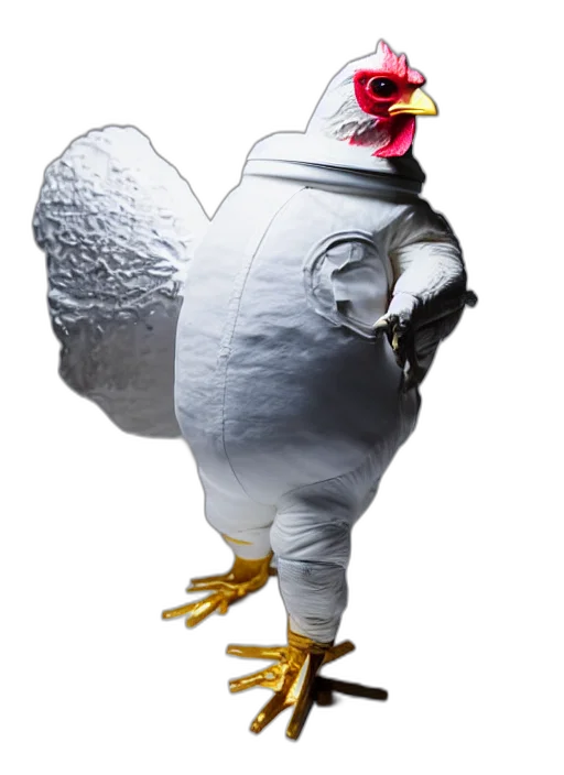 animal, hat, robot, creature, 3d render, concept art, photorealistic, studio transparent PNG cut-out