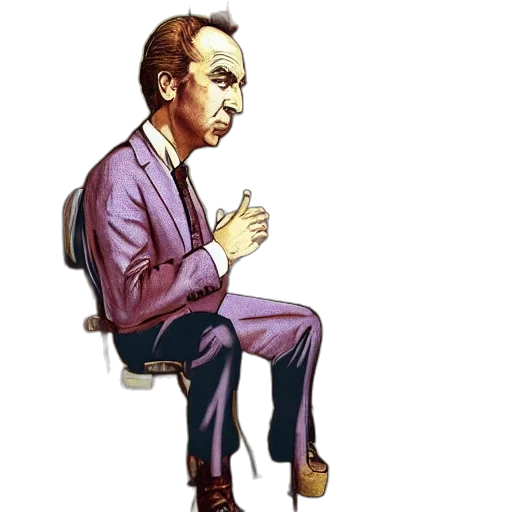 staff, furniture, jacket, face, pixel art, concept art, cartoon, comic book art transparent PNG cut-out