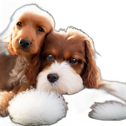 animal, photorealistic, 3d render, snow, closeup, image, cute, brown transparent PNG cut-out