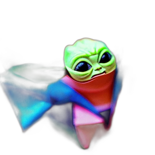 robot, creature, mask, face, 3d render, concept art, vaporwave, pixel art transparent PNG cut-out