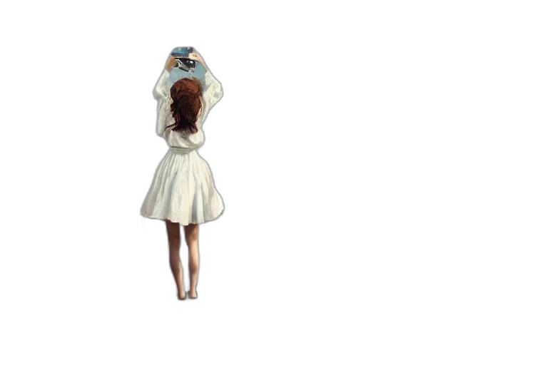 dress, hat, staff, crown, concept art, 3d render, pixel art, photorealistic transparent PNG cut-out