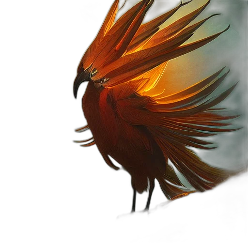 dragon, animal, hair, creature transparent PNG cut-out