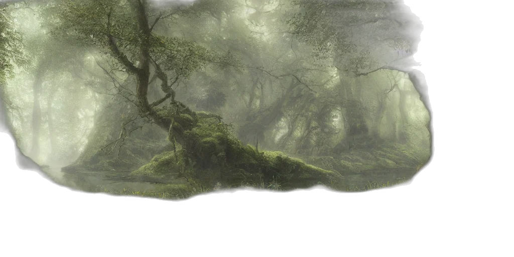 tree, dragon, sword, creature, concept art, fantasy art, photorealistic, 3d render transparent PNG cut-out