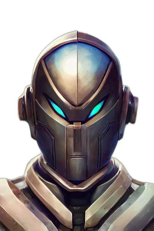 robot, mask, face, concept art transparent PNG cut-out