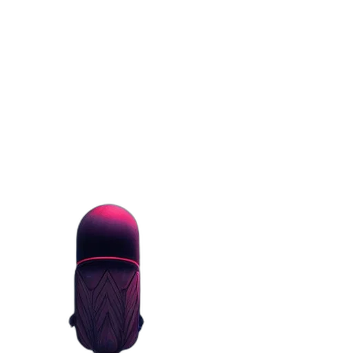shoes, hat, umbrella, robot, 3d render, pixel art, concept art, photorealistic transparent PNG cut-out