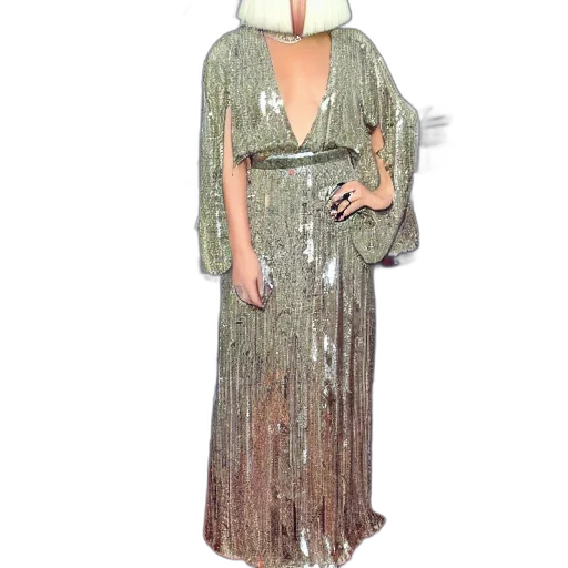 dress, mask, earth tones, sia transparent PNG cut-out