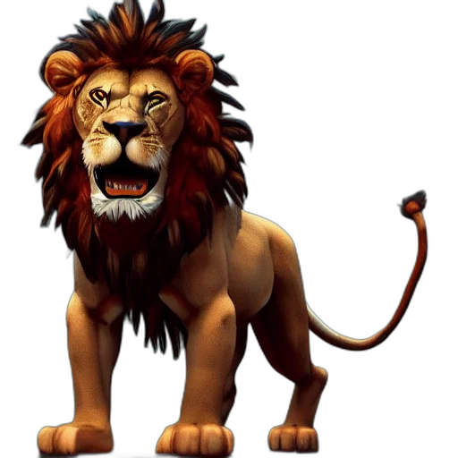 animal, crown, staff, concept art transparent PNG cut-out